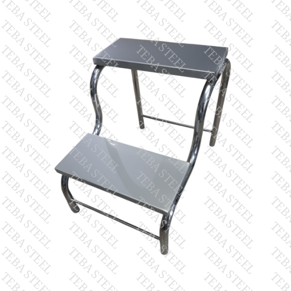 سلم (2 درجة - نيكل كروم/ستانلس ستيل)